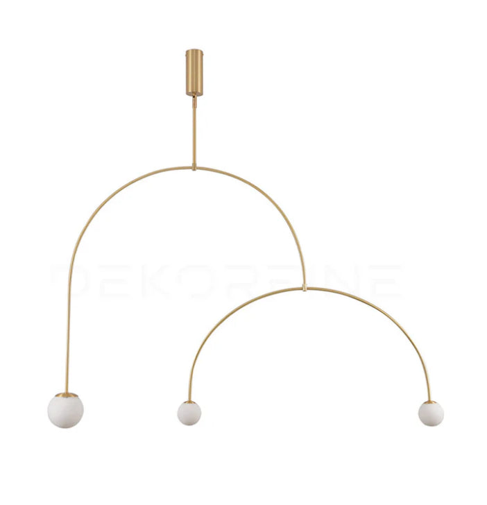 2- or 3-Light Iron LED Pendant Light