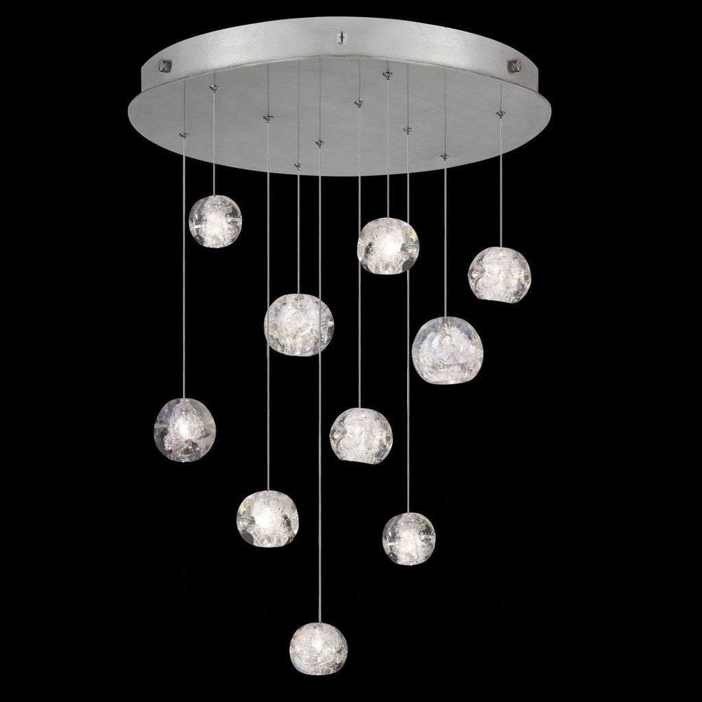 22-Inch Dichroic Crystal Pendant Light