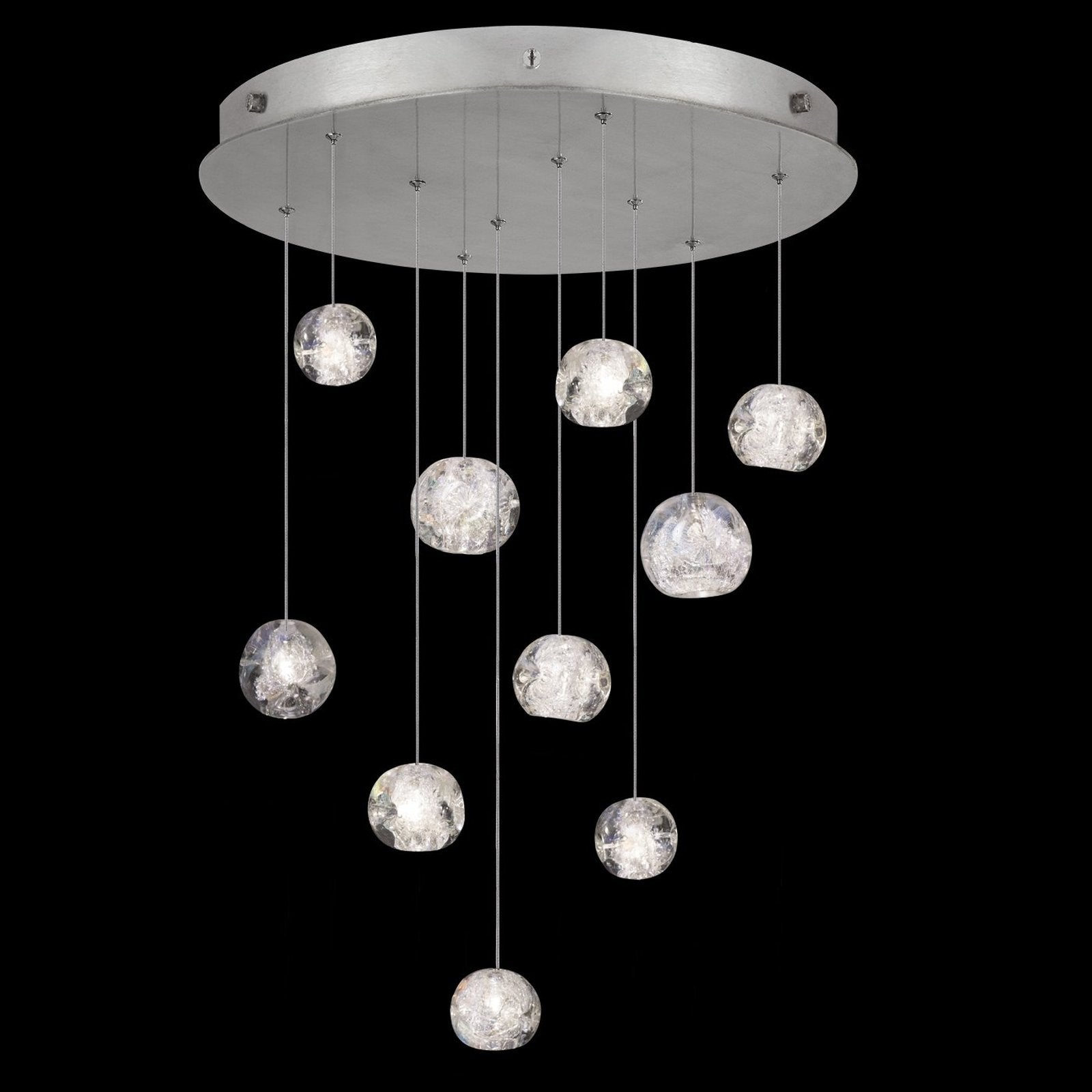 22-Inch Dichroic Crystal Pendant Light