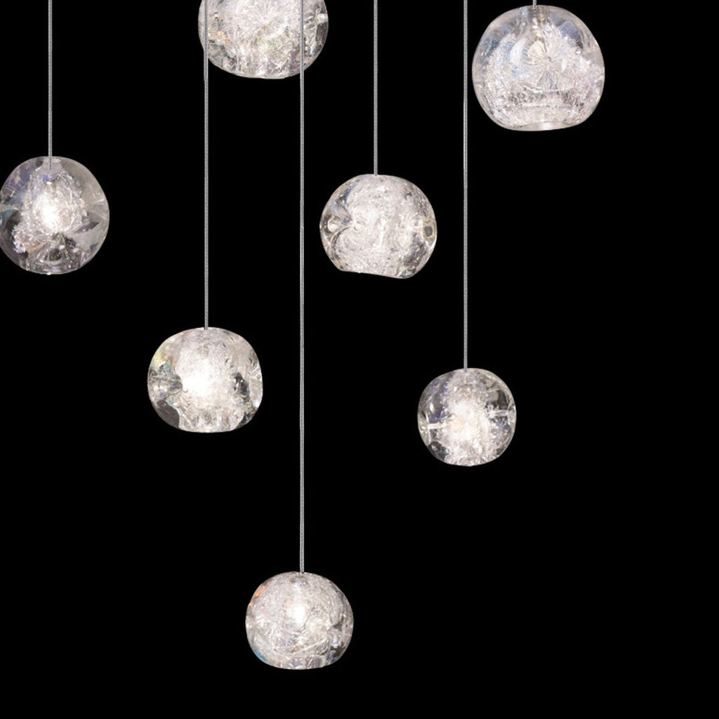 22-Inch Dichroic Crystal Pendant Light