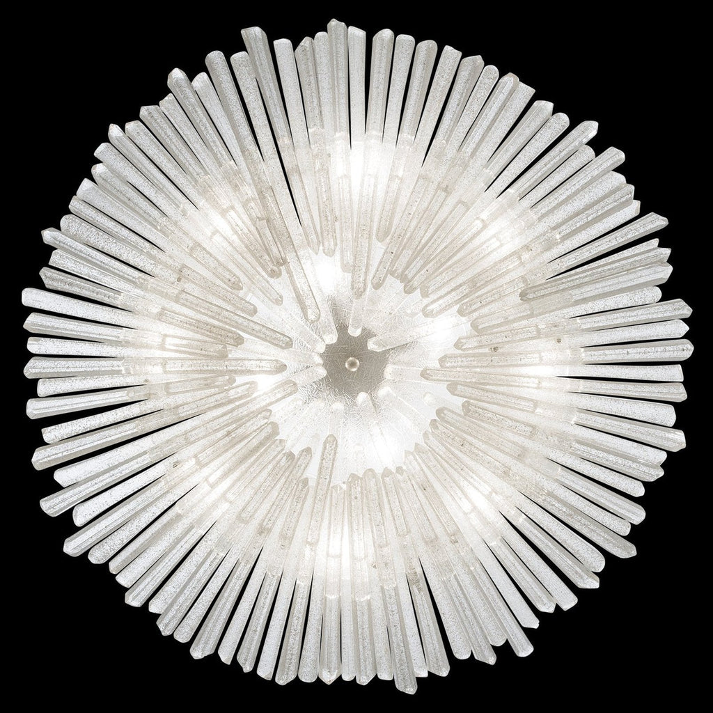 32-Inch Hand-Polished Quartz Pendant