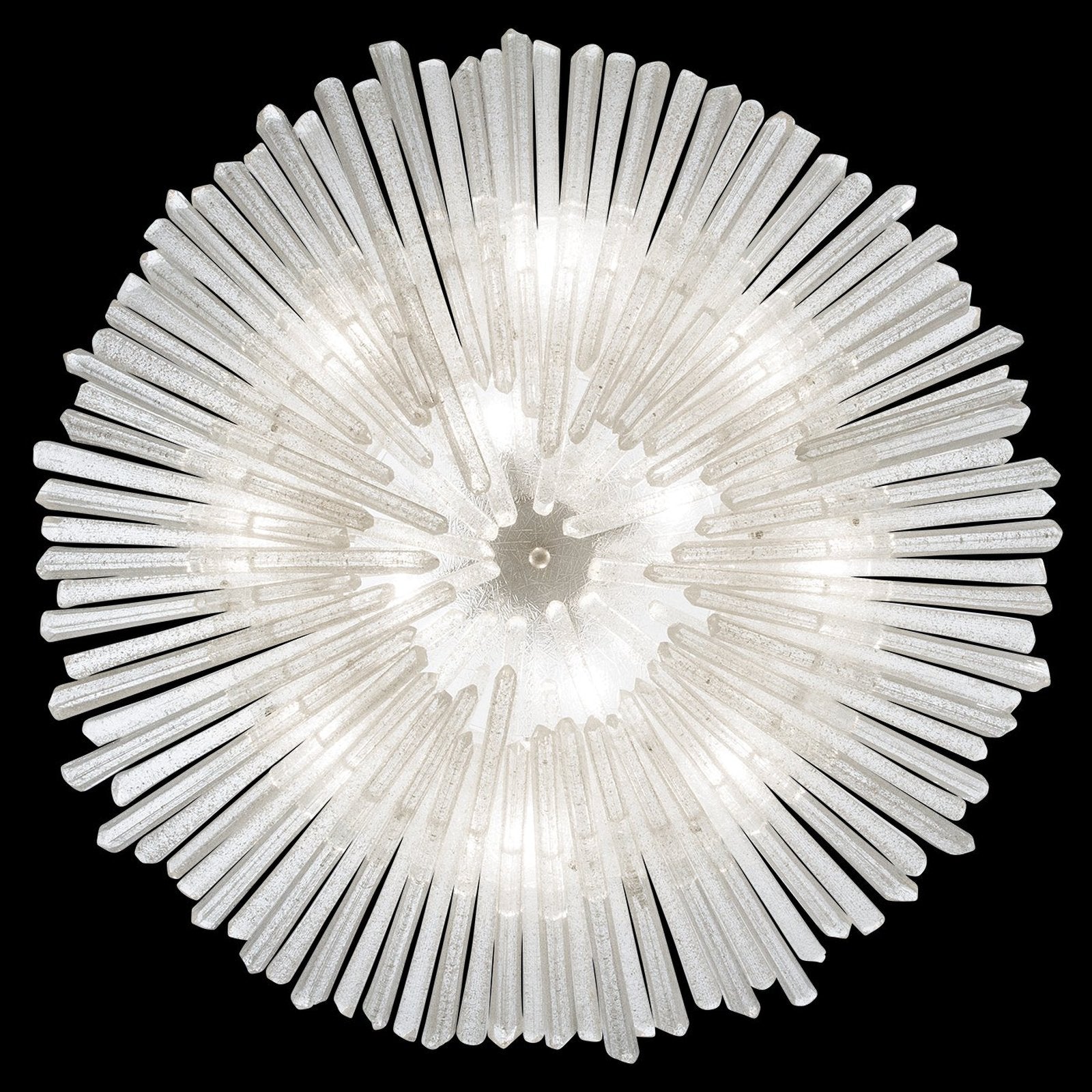 32-Inch Hand-Polished Quartz Pendant