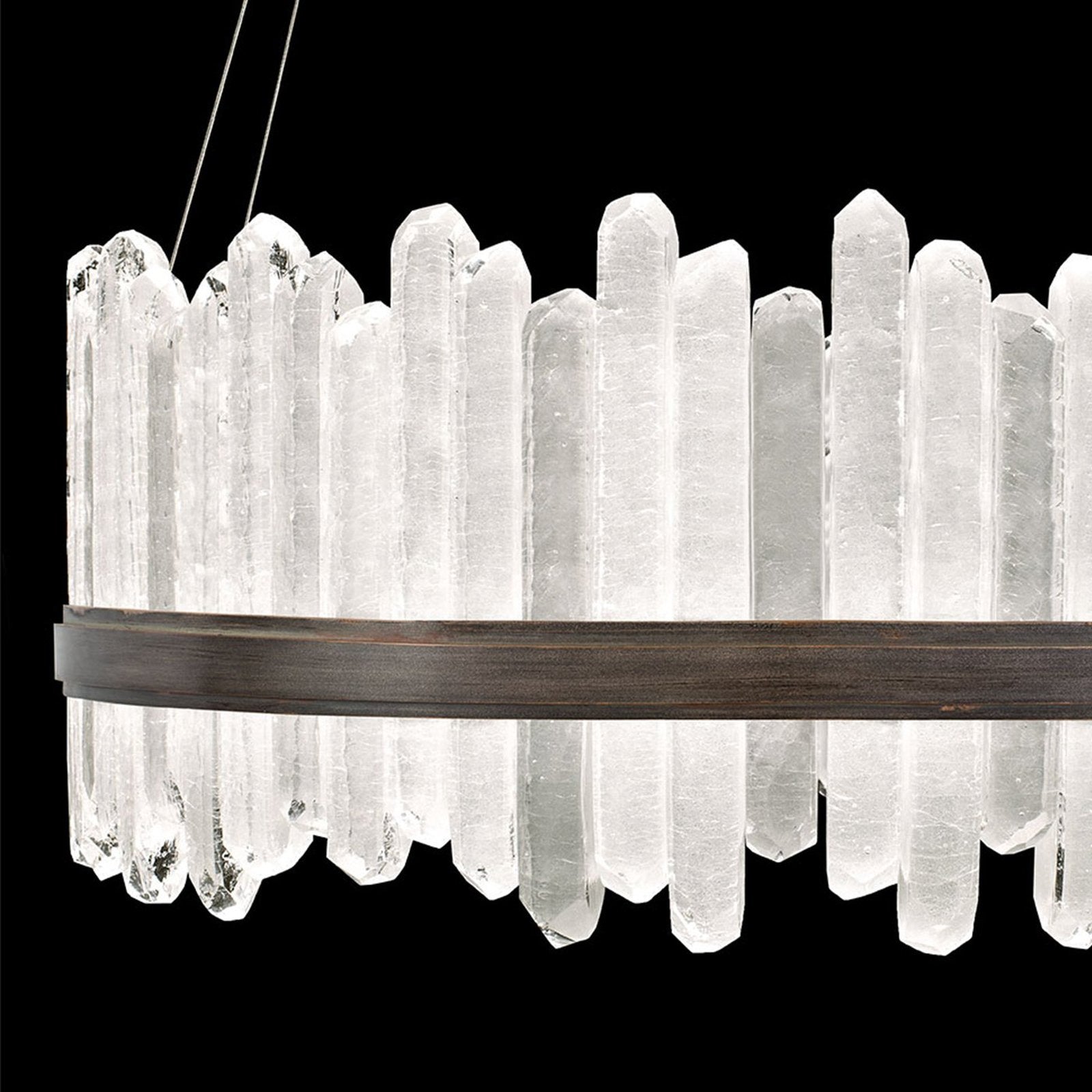 41-Inch Reversible Crystal LED Pendant