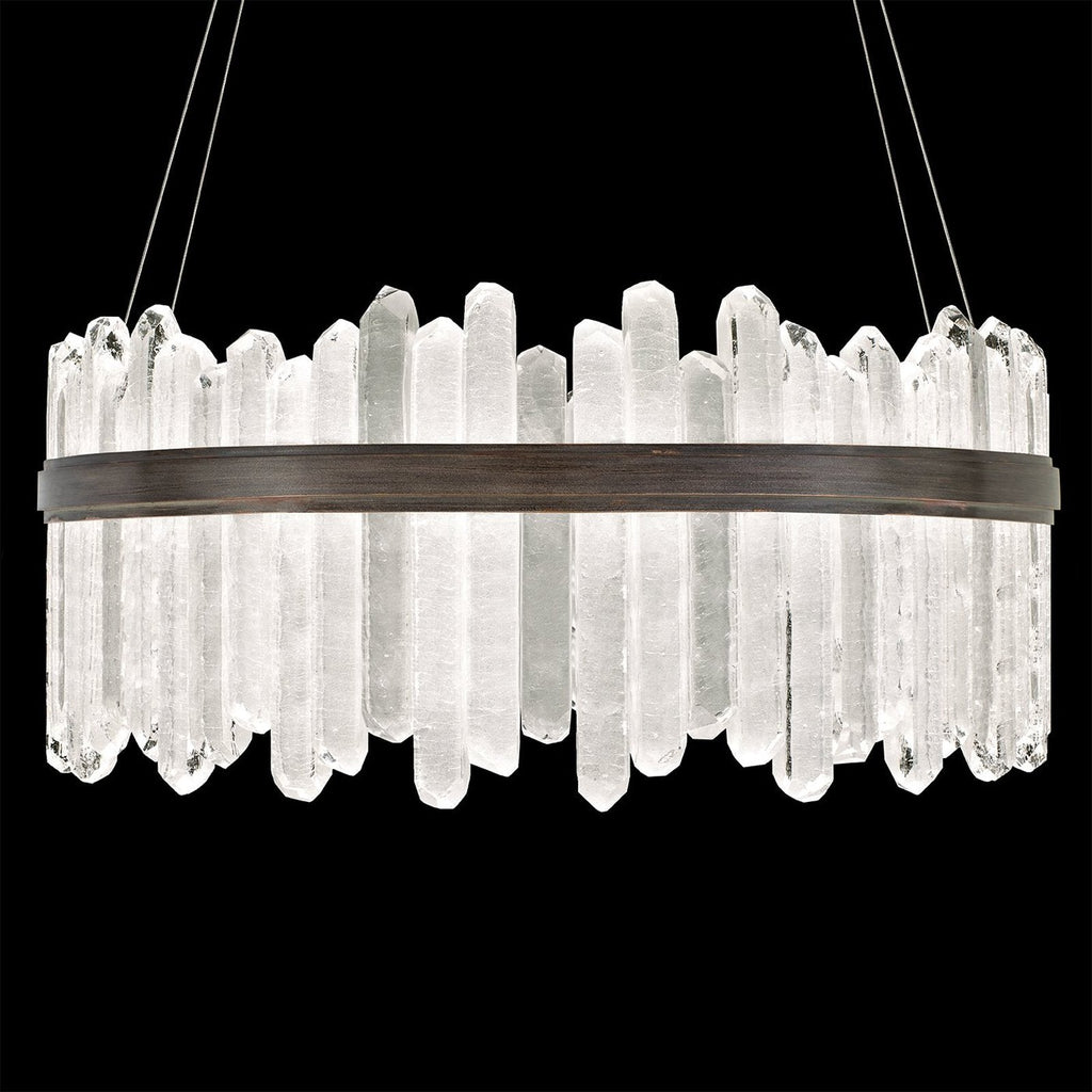 41-Inch Reversible Crystal LED Pendant