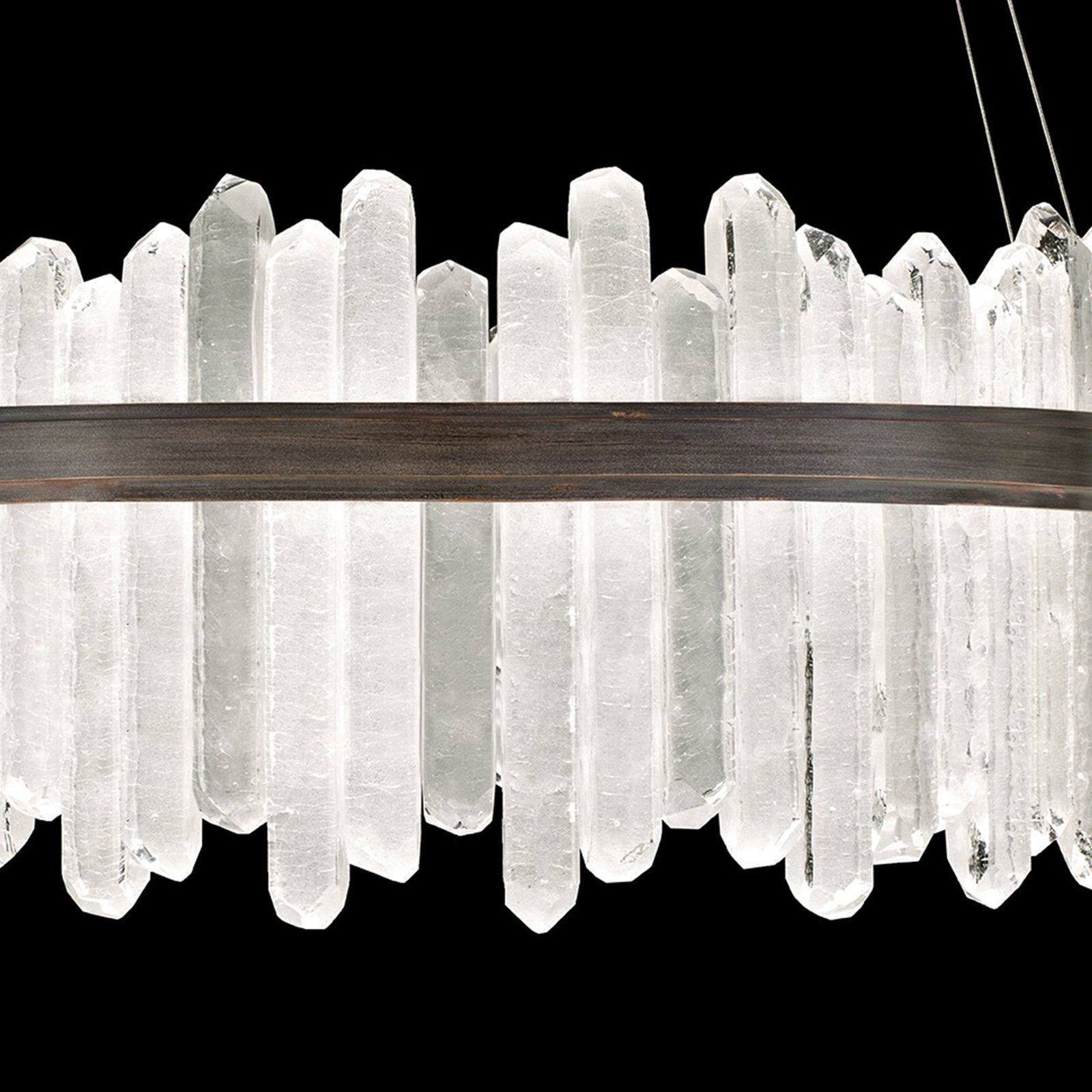 41-Inch Reversible Crystal LED Pendant