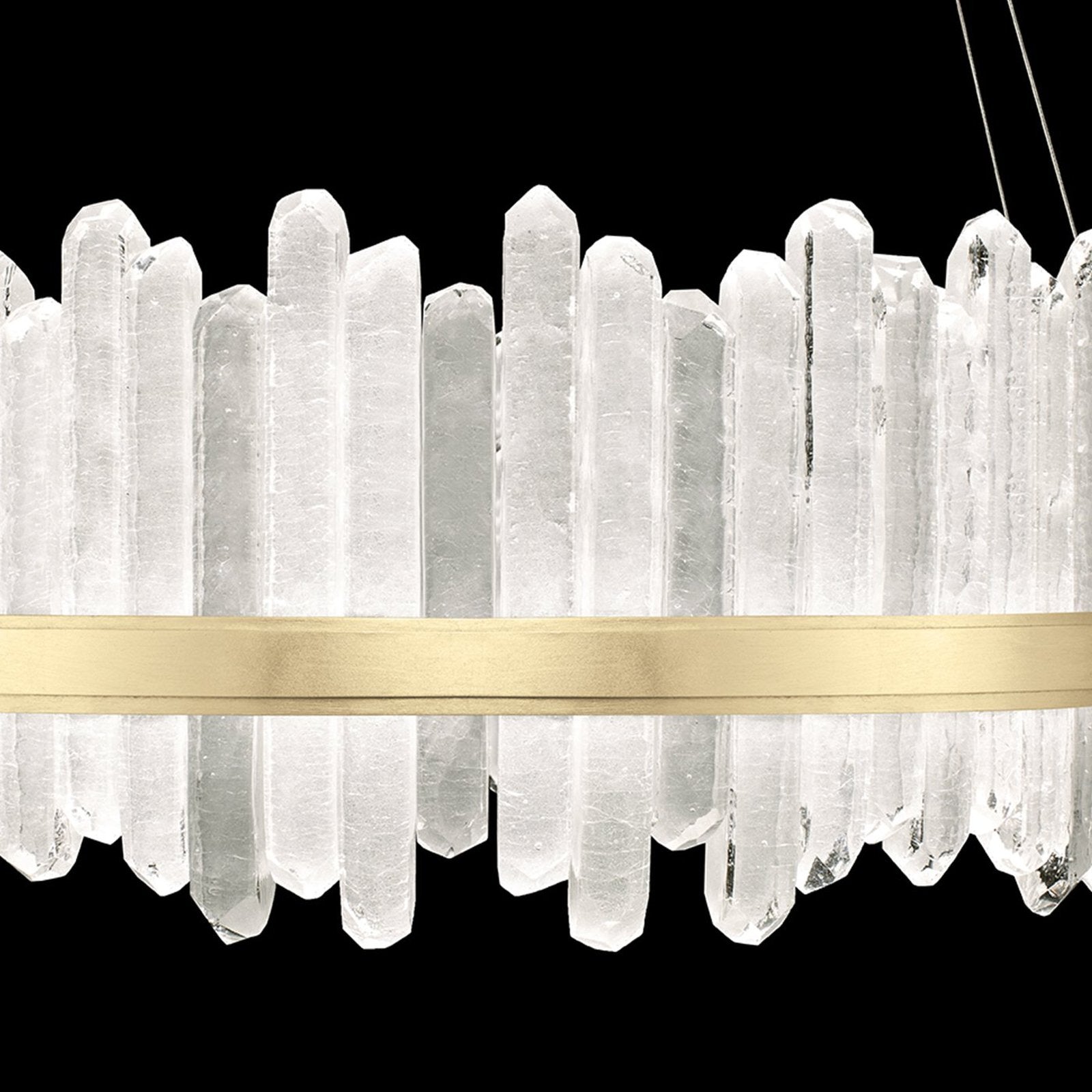 41-Inch Reversible Crystal LED Pendant