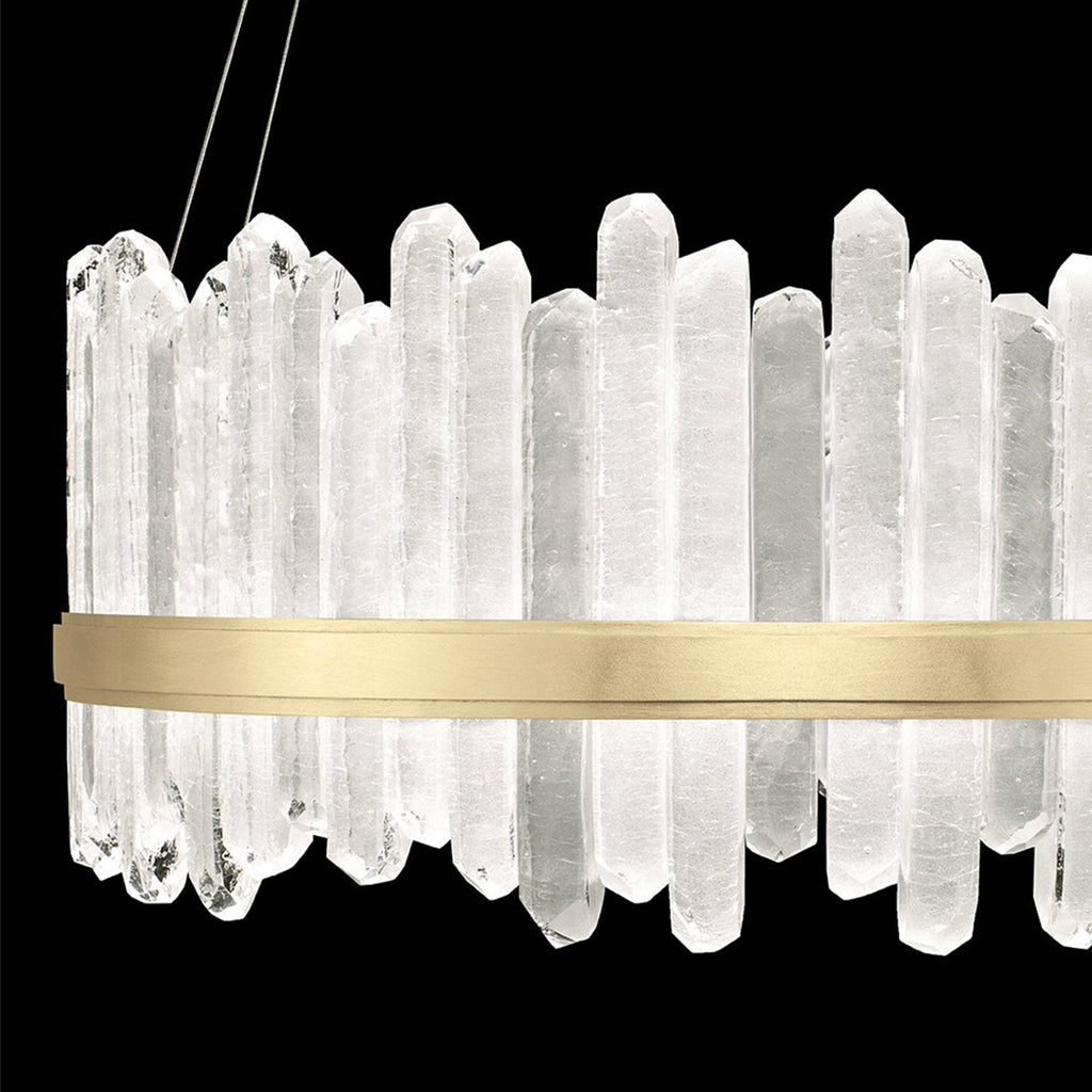 41-Inch Reversible Crystal LED Pendant