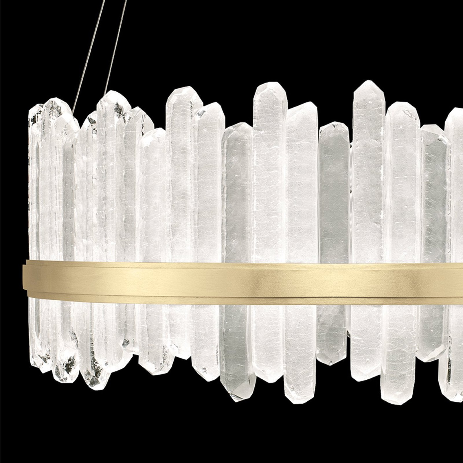 41-Inch Reversible Crystal LED Pendant