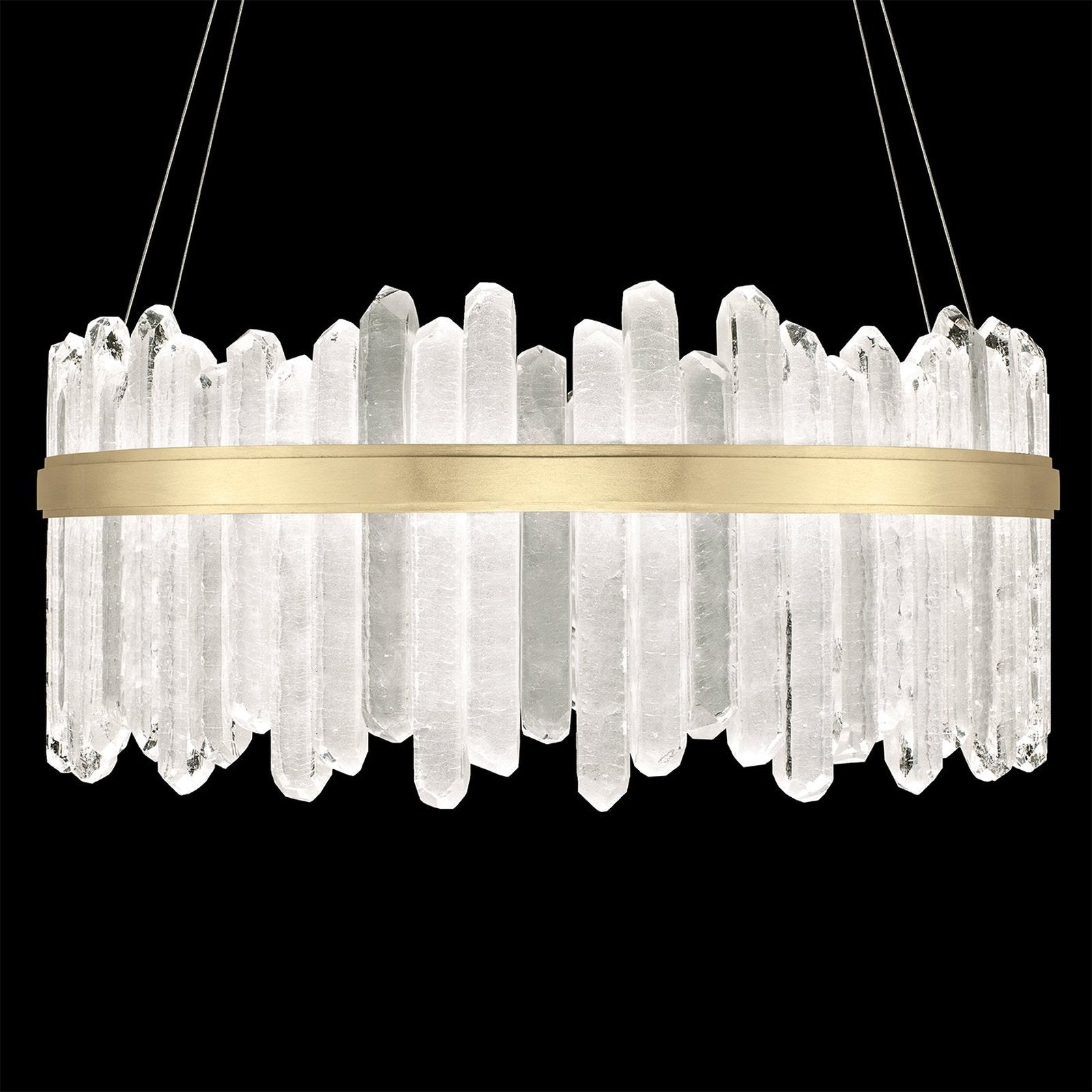 41-Inch Reversible Crystal LED Pendant