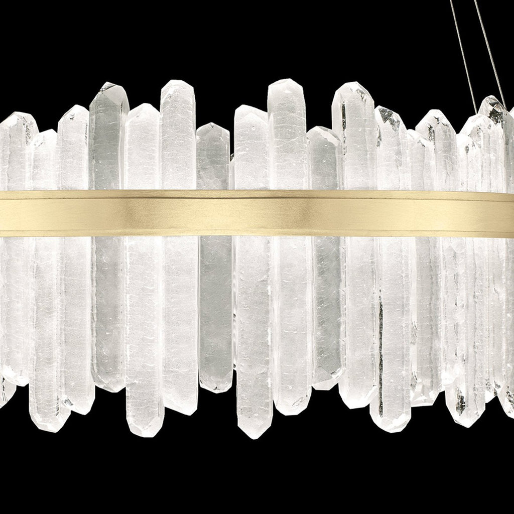 41-Inch Reversible Crystal LED Pendant