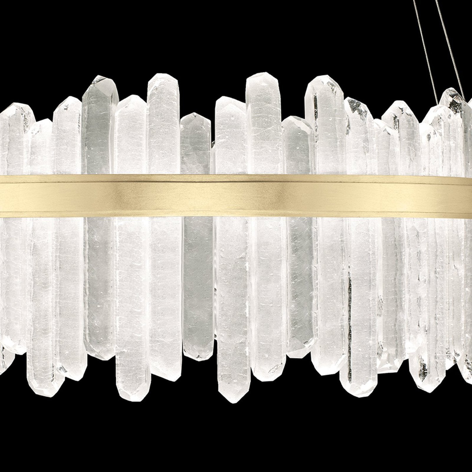 41-Inch Reversible Crystal LED Pendant