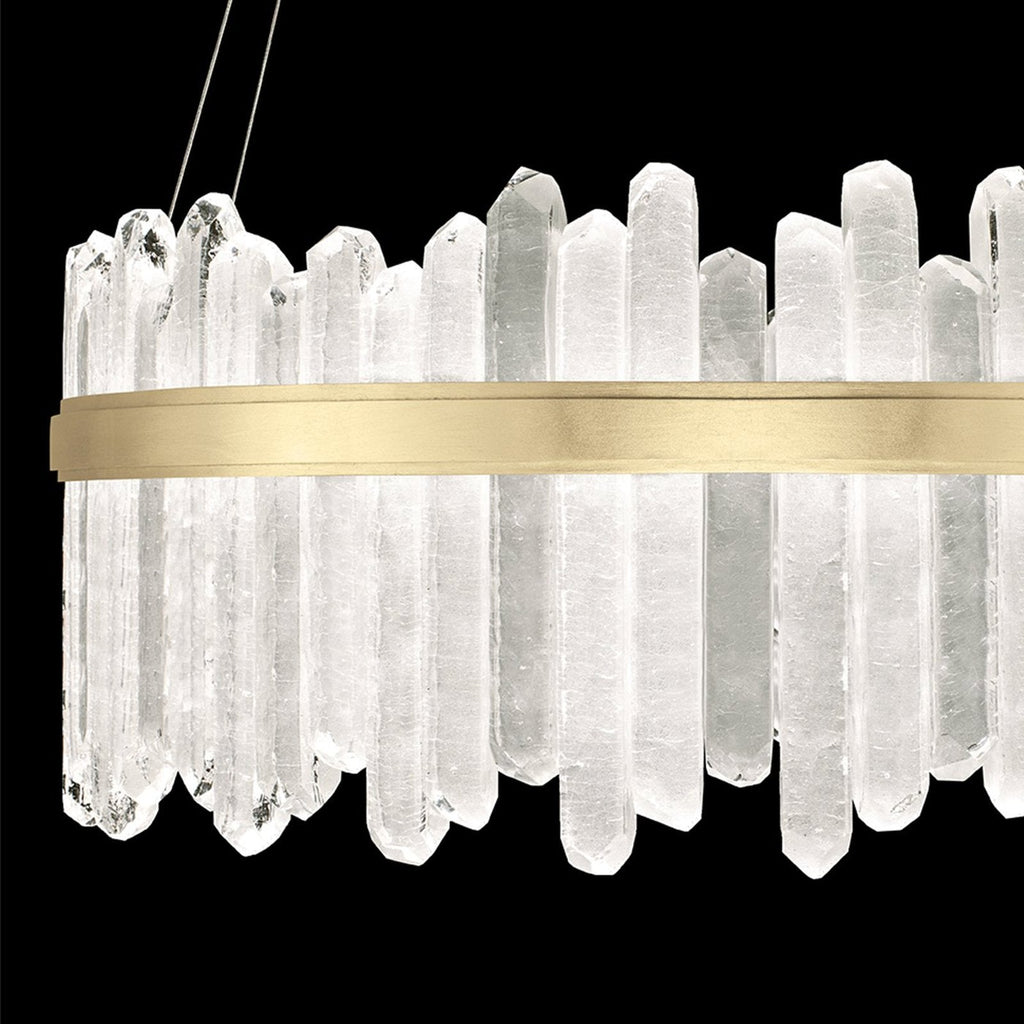 41-Inch Reversible Crystal LED Pendant
