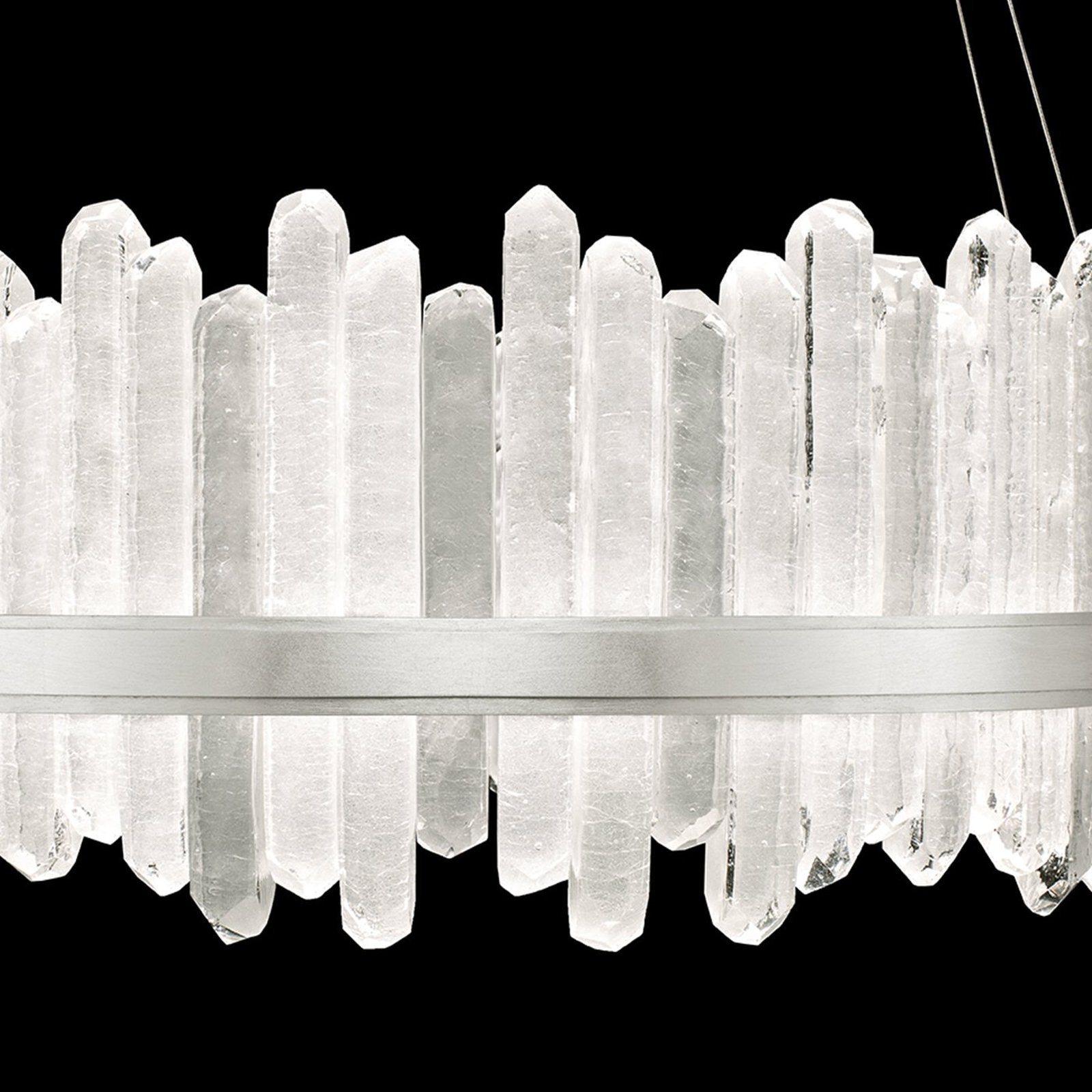 41-Inch Reversible Crystal LED Pendant