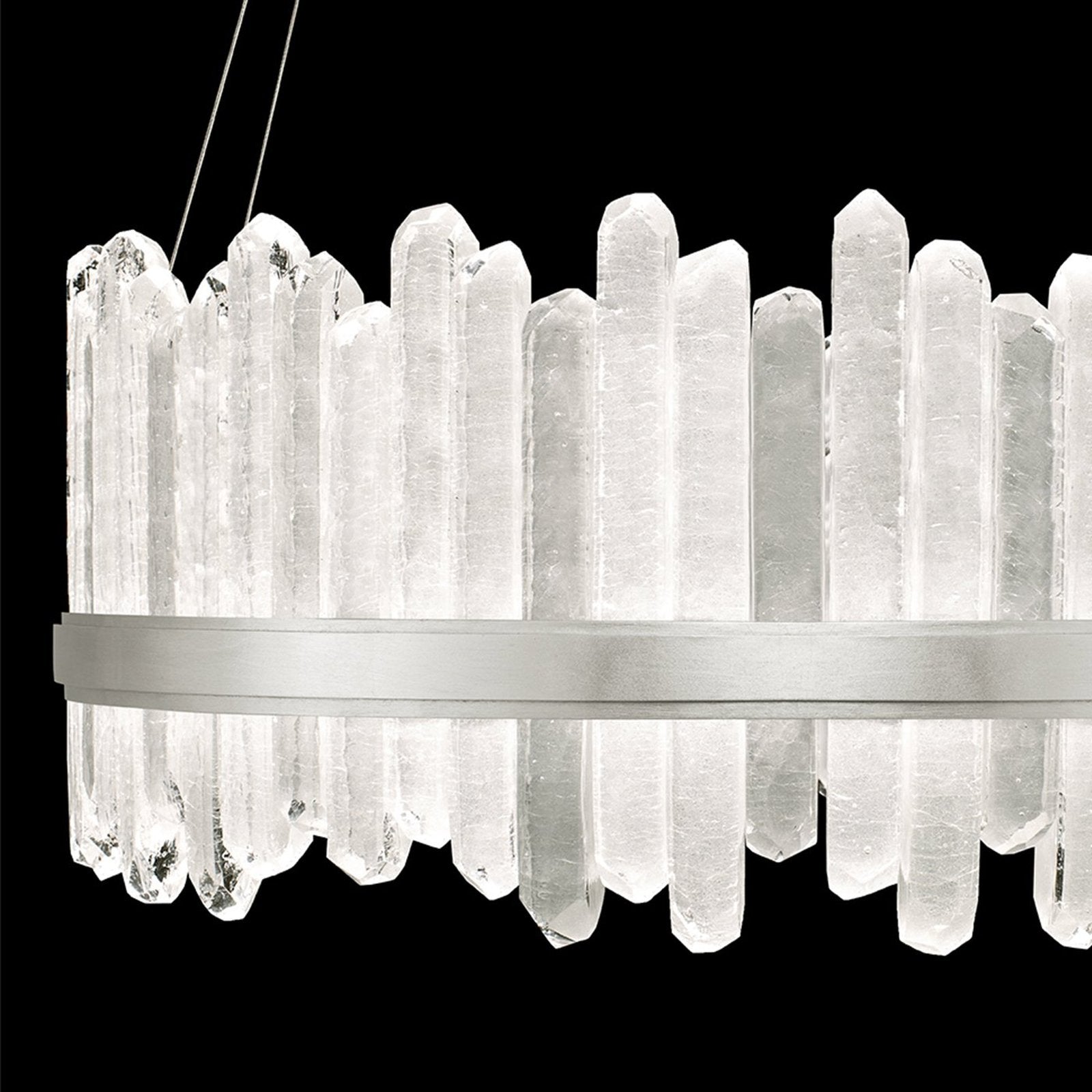 41-Inch Reversible Crystal LED Pendant