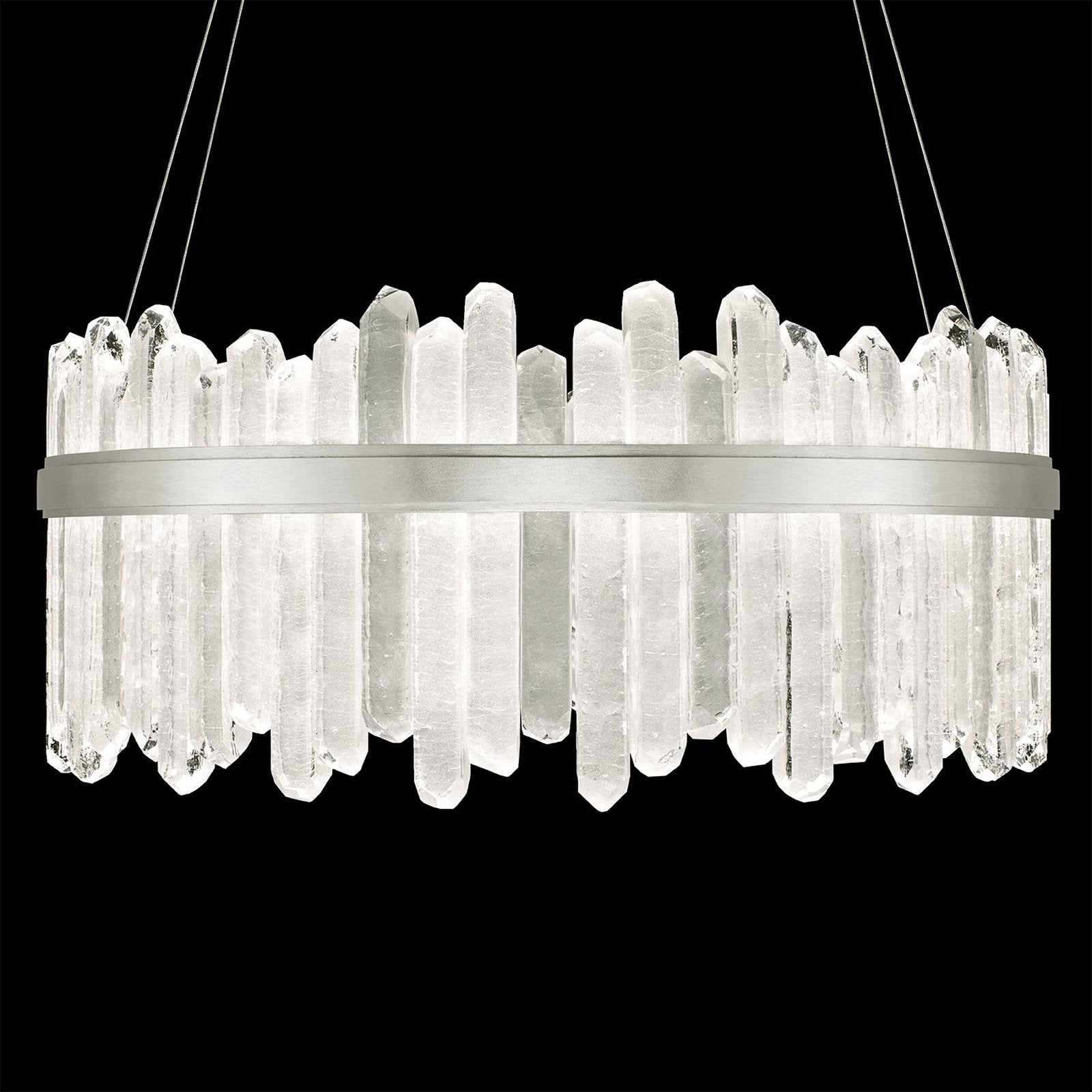 41-Inch Reversible Crystal LED Pendant