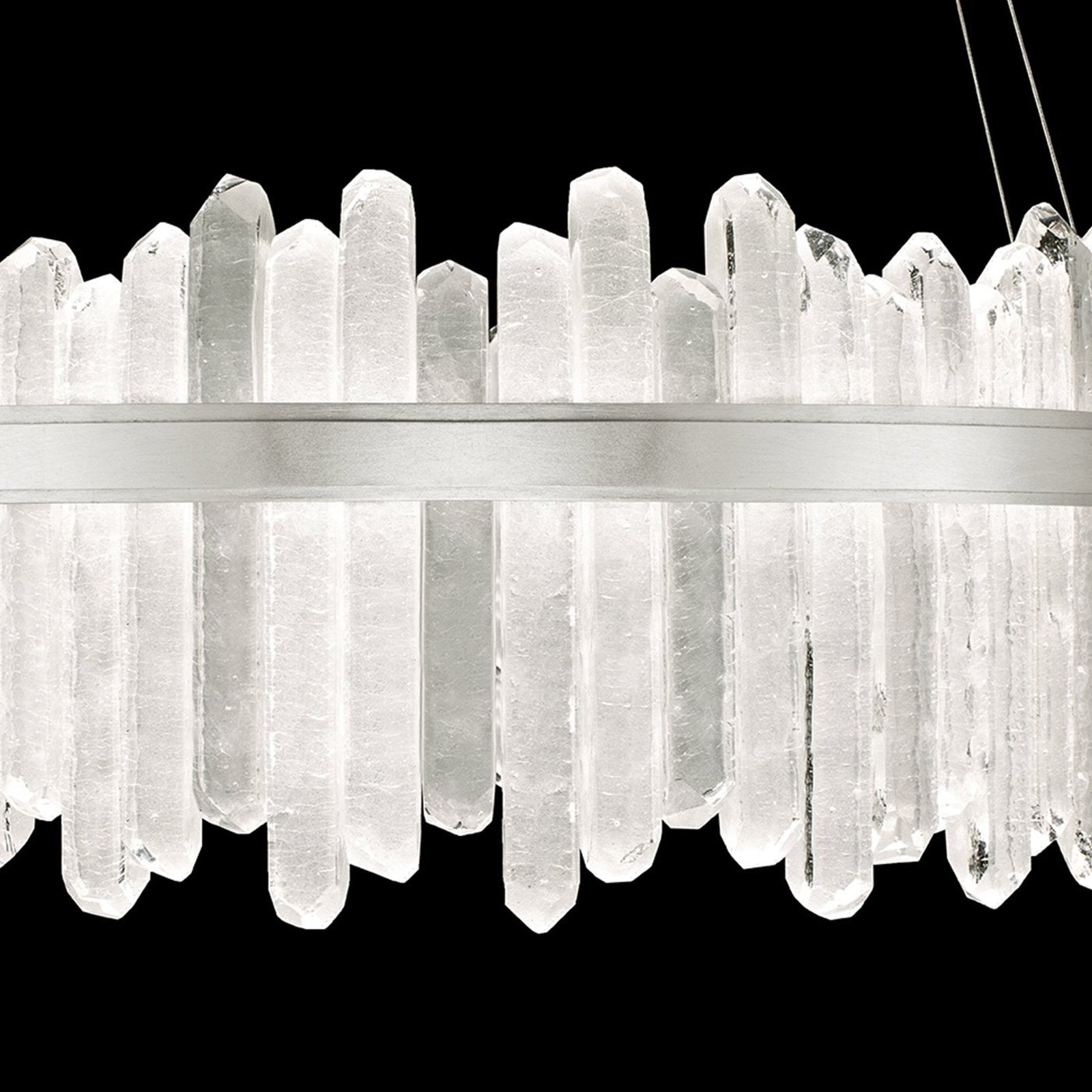 41-Inch Reversible Crystal LED Pendant