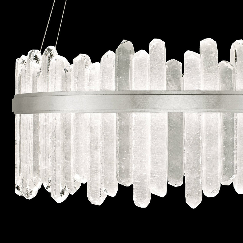 41-Inch Reversible Crystal LED Pendant