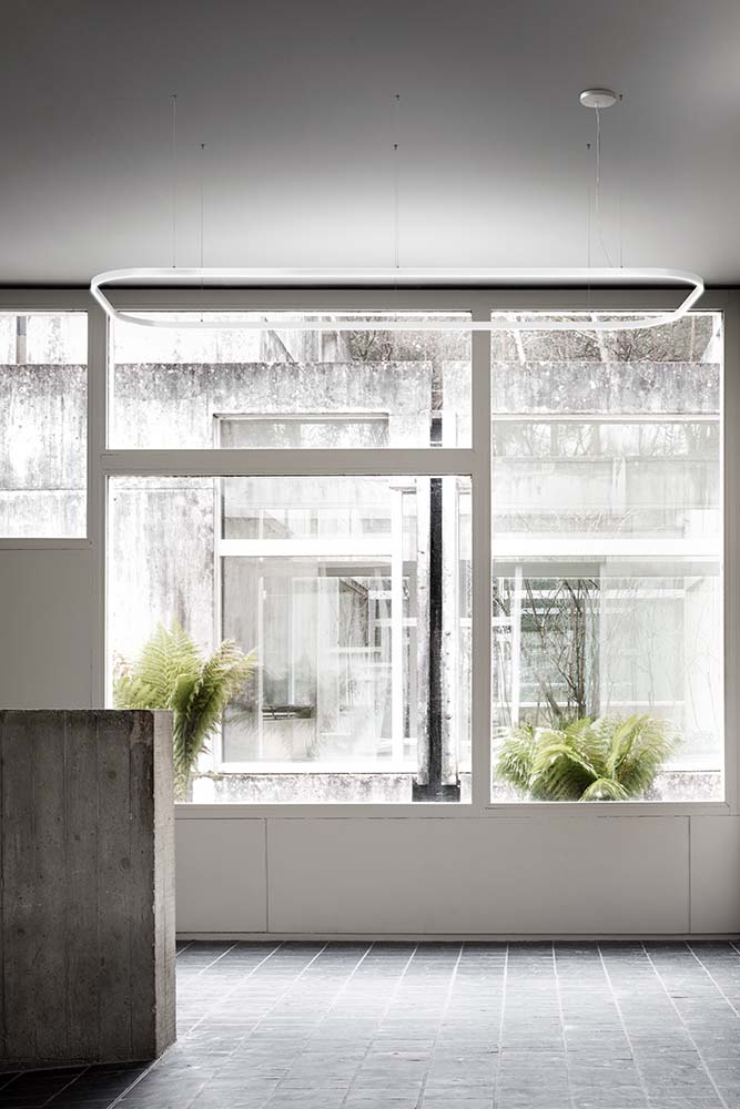 59-Inch Square LED Downlight Pendant