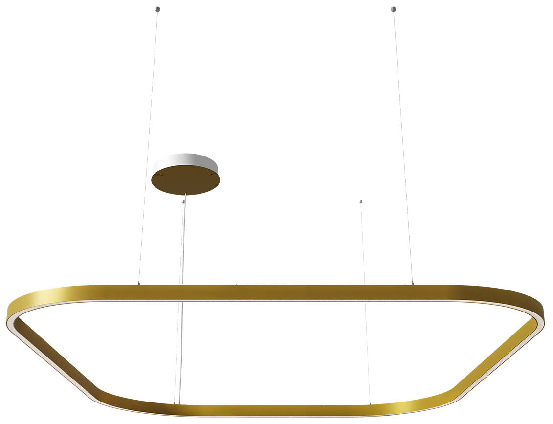 59-Inch Square LED Downlight Pendant