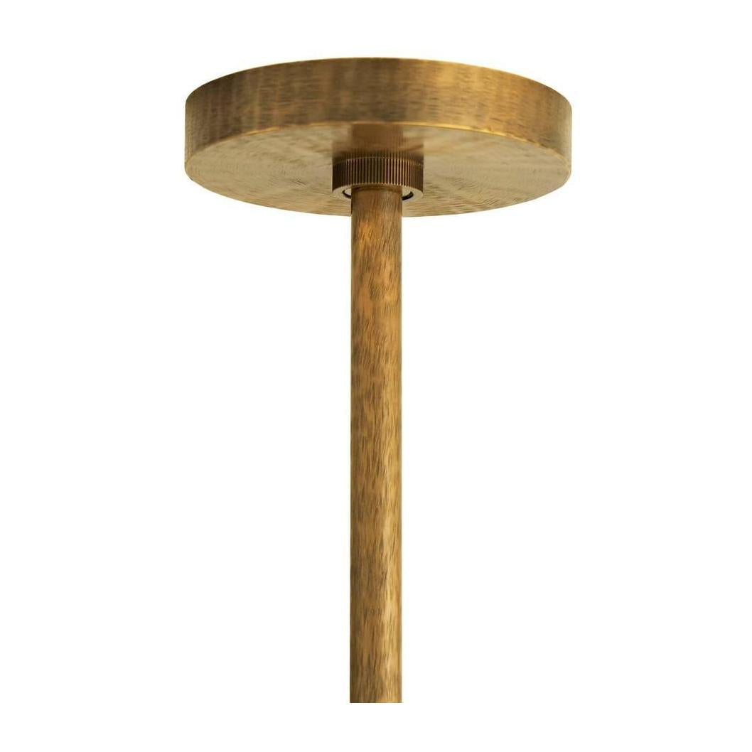 Chiseled Antique Brass Linear Chandelier