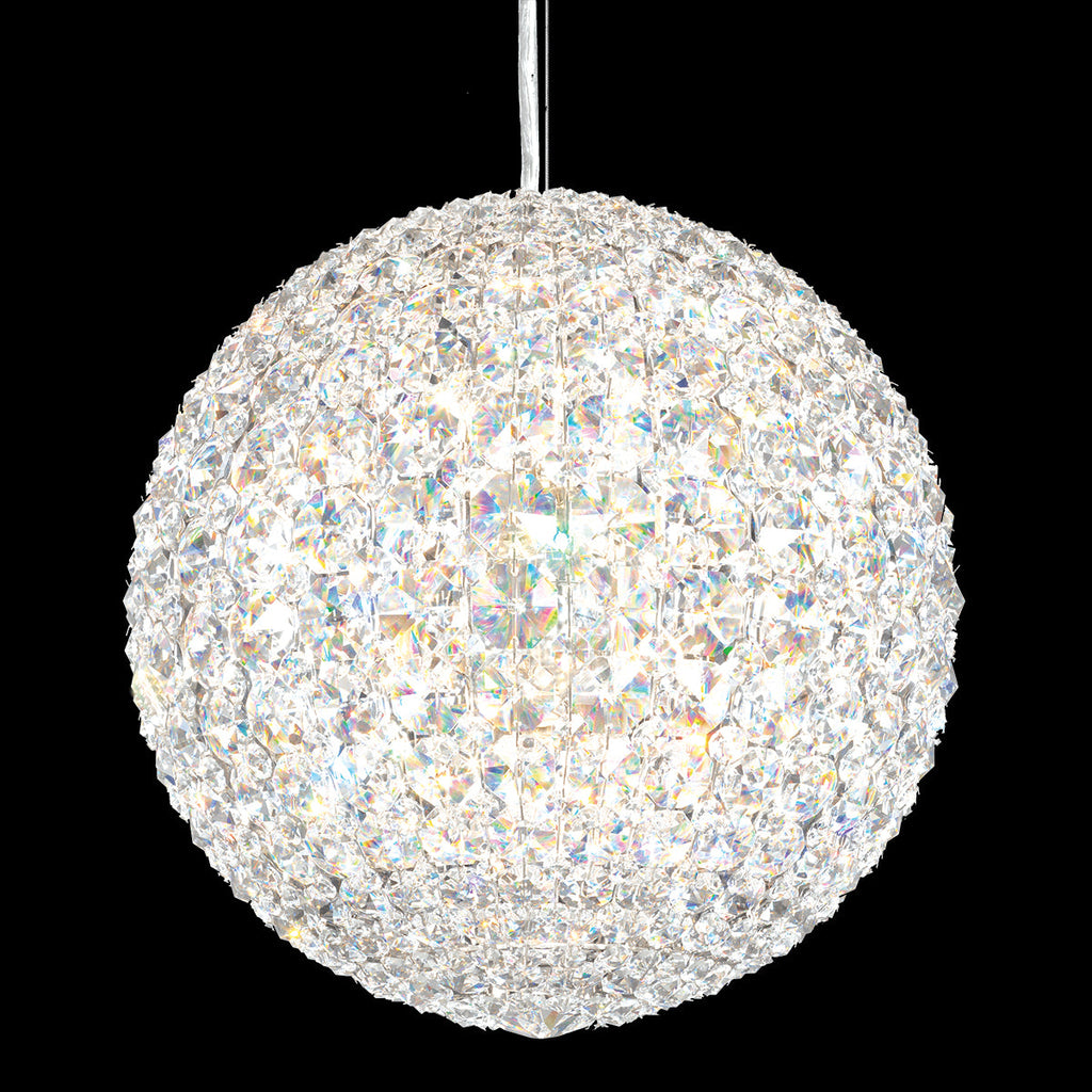 Faceted Crystal Globe Pendant Light / Default Title