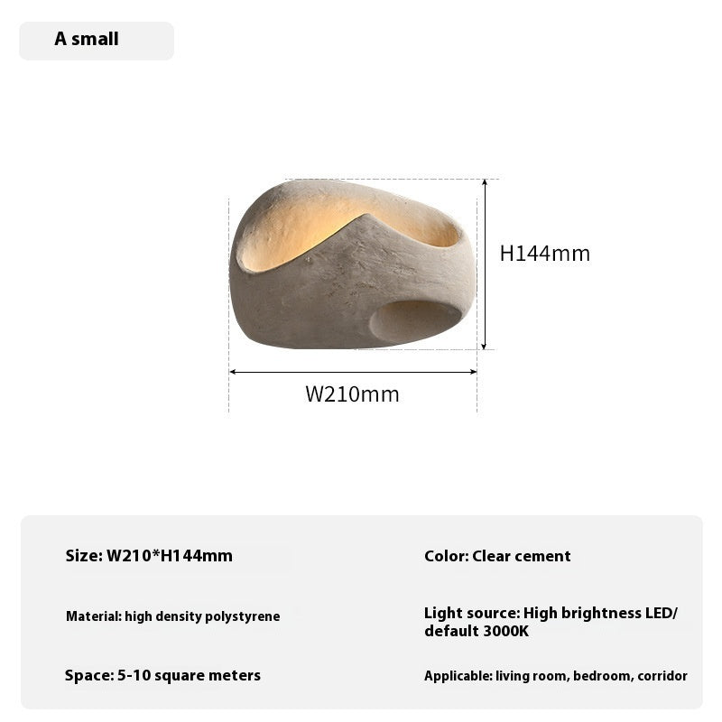 Nordic Bedside Wall Light, Type A–D / Small typeB / Warm Light
