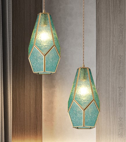 Nordic Fish-Shaped Glass Chandelier