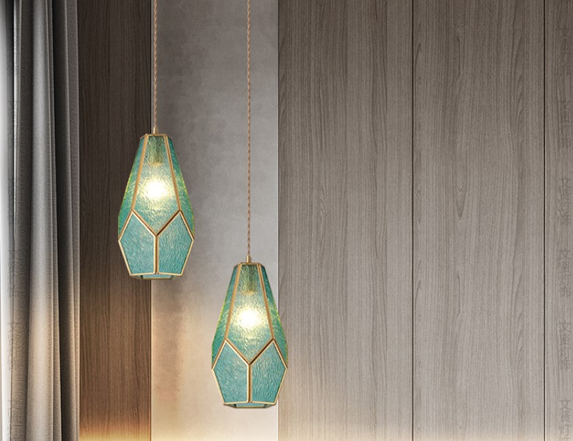 Nordic Fish-Shaped Glass Chandelier