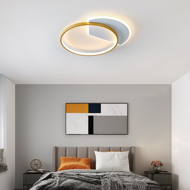 Nordic Minimalist Bedroom Ceiling Light / Gold / 40cm / White light