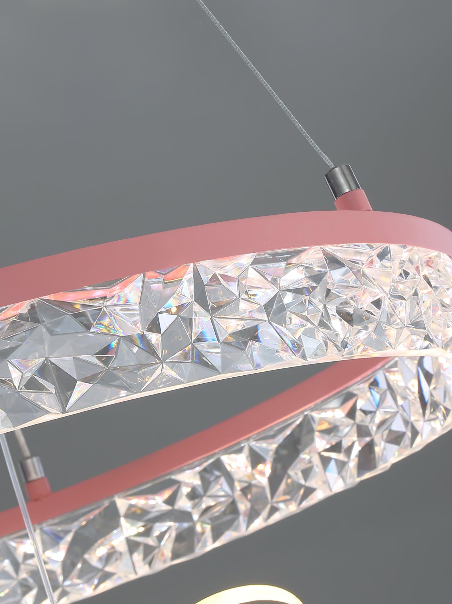 Pink Butterfly LED Pendant Light
