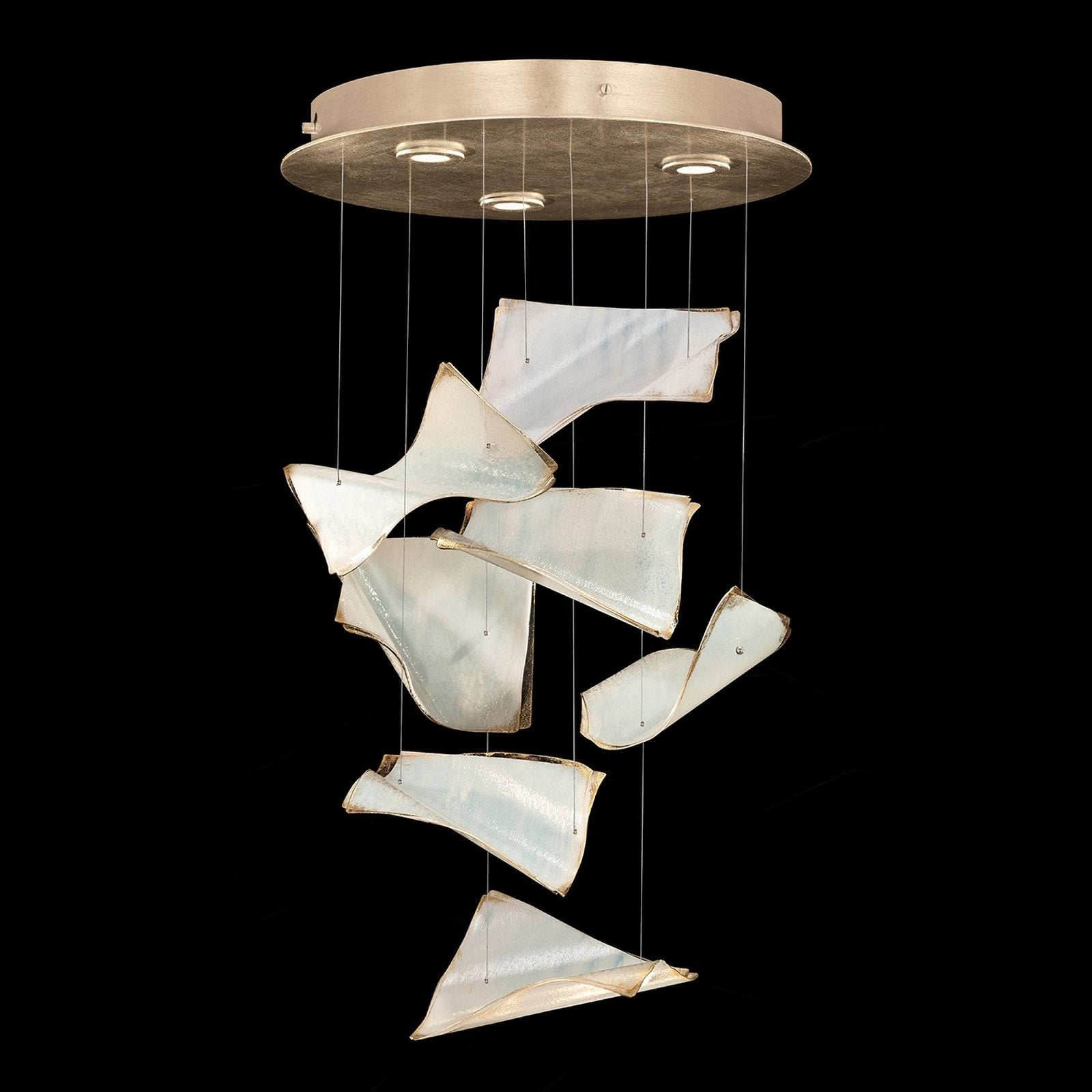 Seven-Glass Page Round Pendant Light