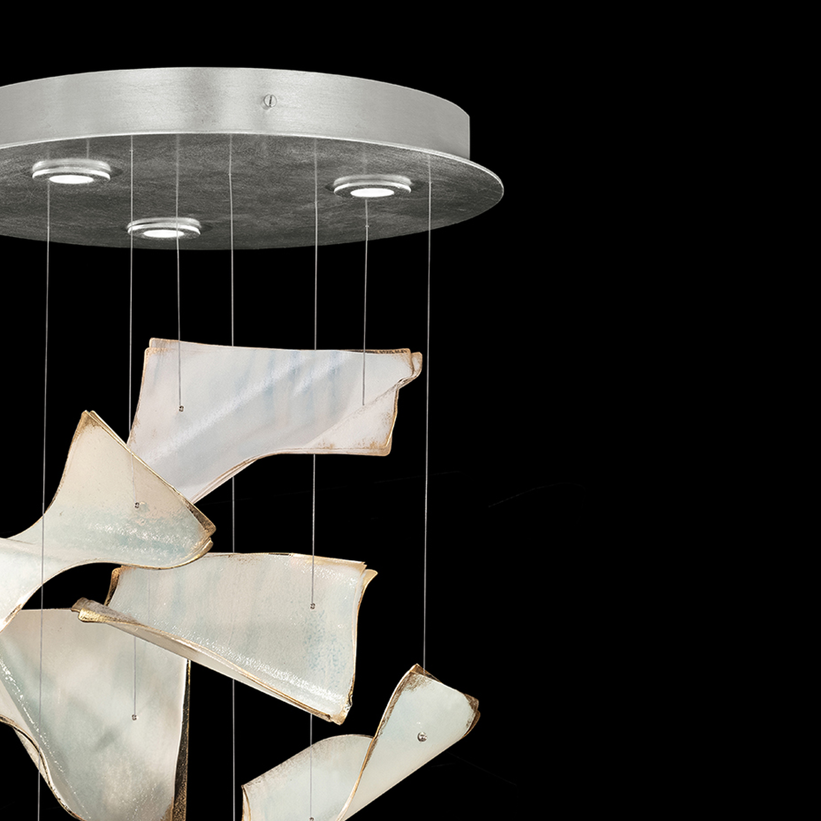 Seven-Glass Page Round Pendant Light
