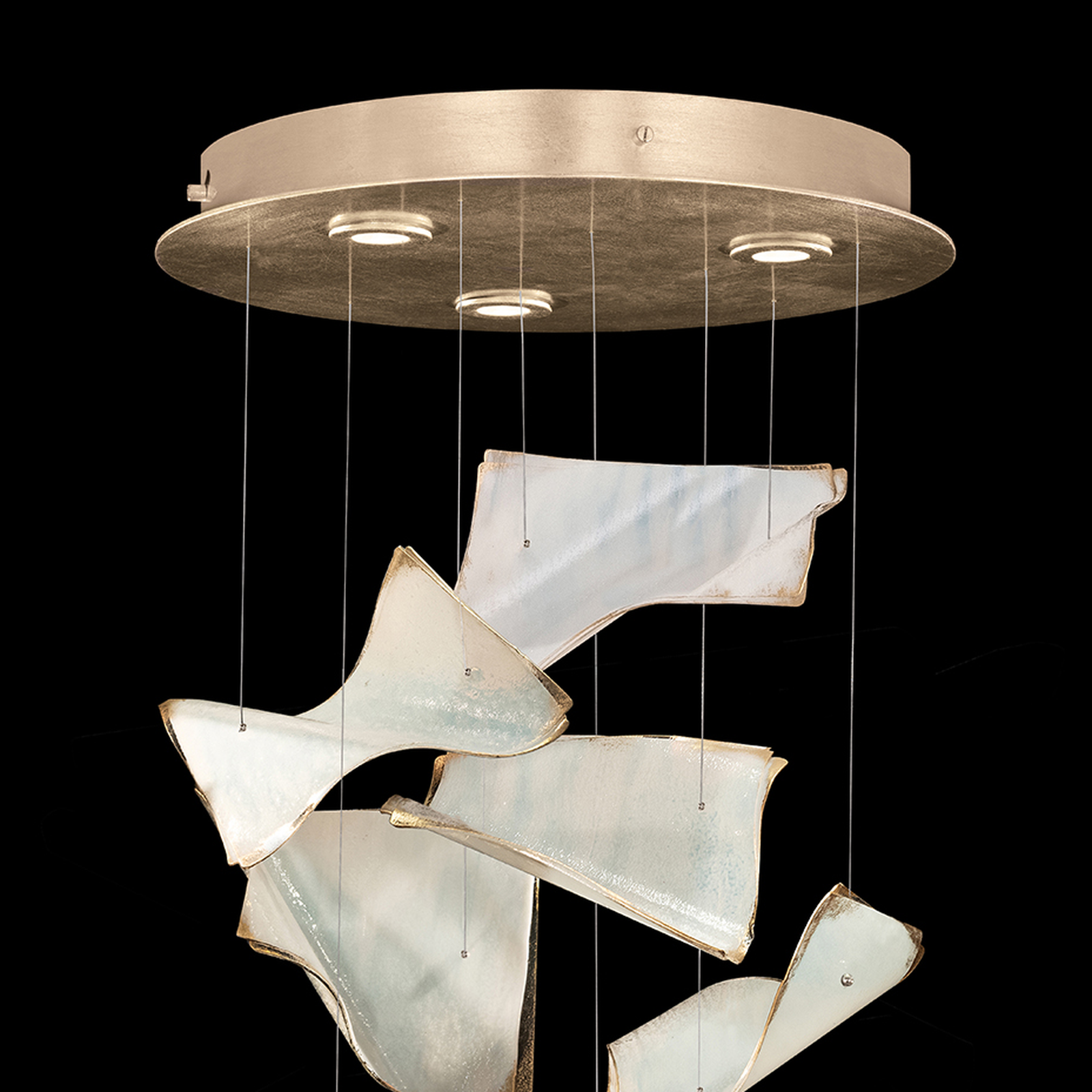 Seven-Glass Page Round Pendant Light