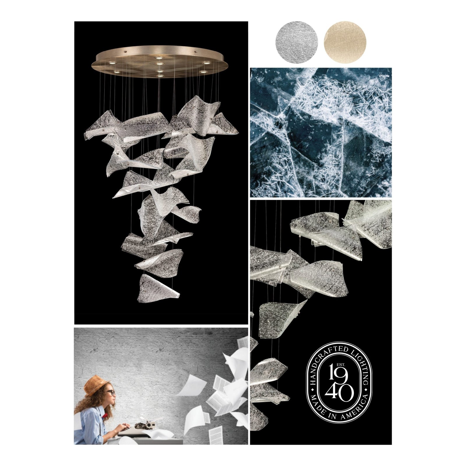 Seven-Glass Page Round Pendant Light